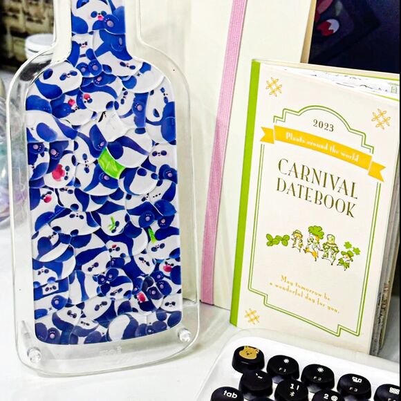 PETS IN THE BOTTLE Panda Animal Shaped Acrylic Puzzle - Picture 3 of 7